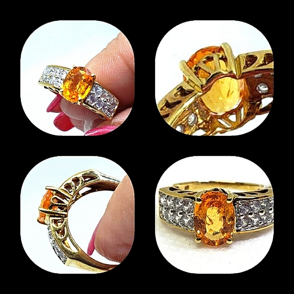 Garnet Sapphire Ring - Picture 3 of 6